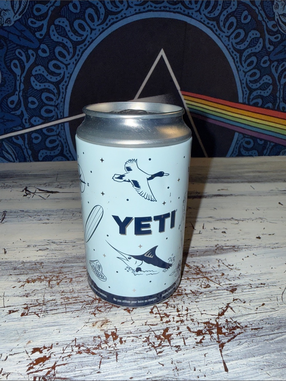 Yeti White Nautical Wildlife Can Insulator